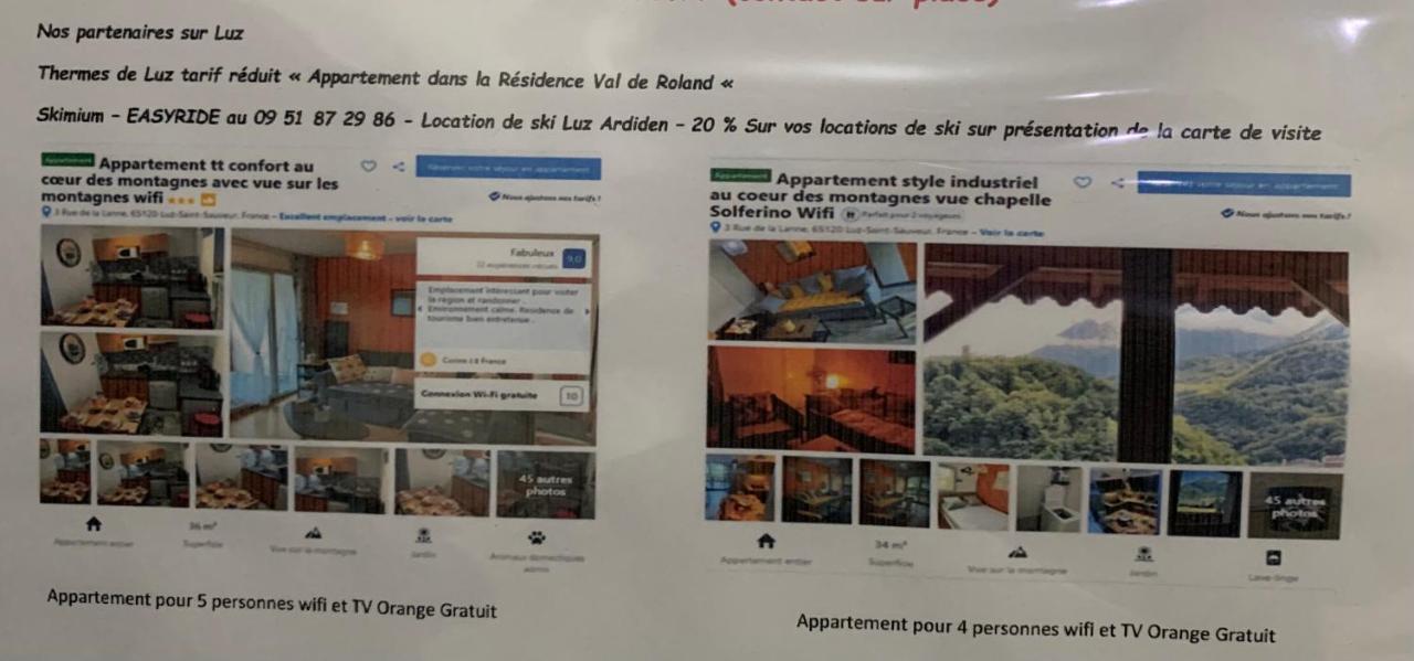 Appartement Tt Confort Au Coeur Des Montagnes Vue Sur Les Montagnes II Wifi لوز سانت سوفير المظهر الخارجي الصورة